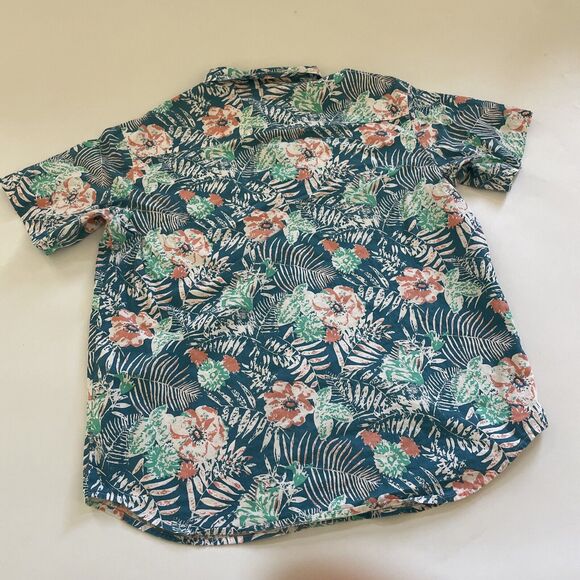 Columbia Shirt Mens Size Large Regular Fit‎ Hawaiian Tropical Pastel Preppy - Picture 4 of 8